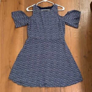 Banana Republic Dress in Navy with Floral Design